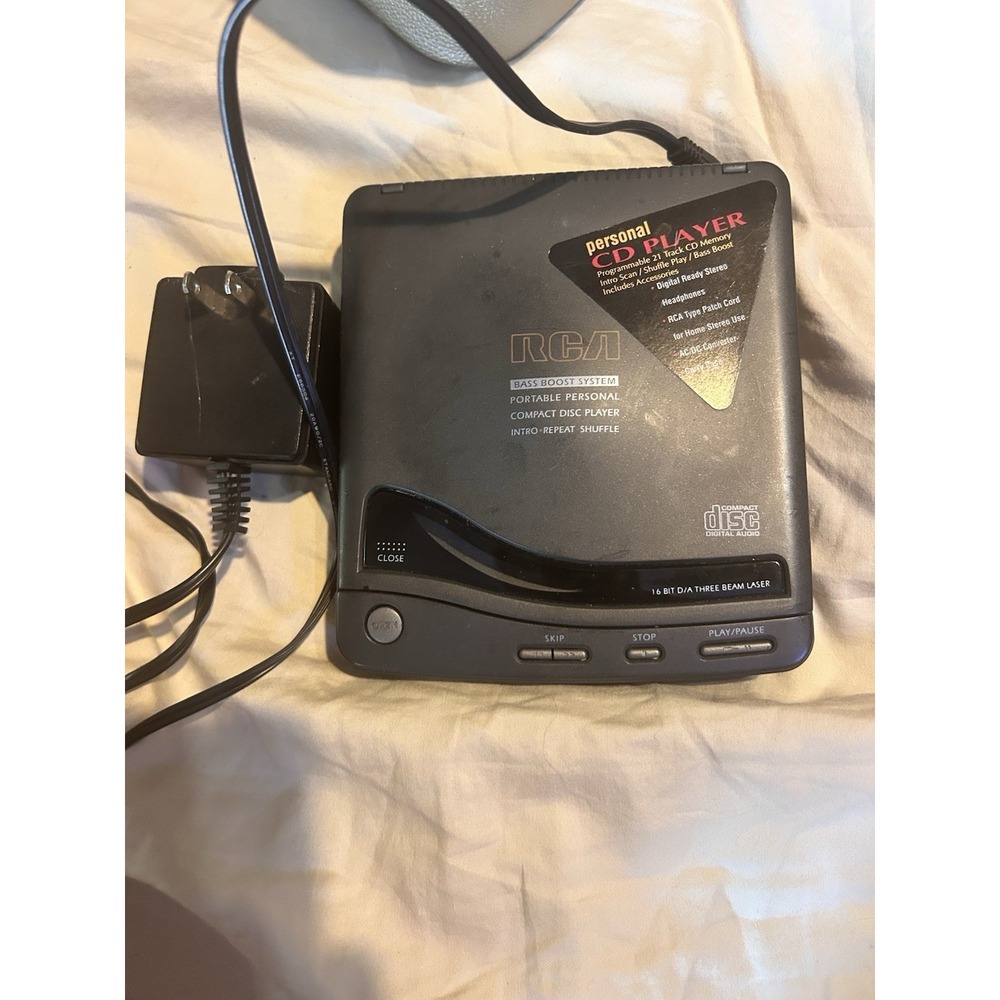Vintage 1992 RCA RP-7901A Portable CD Player Bass Boost Works